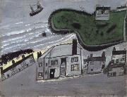 Alfred Wallis The Hold House Port Mear Square Island port Mear Beach Spain oil painting artist